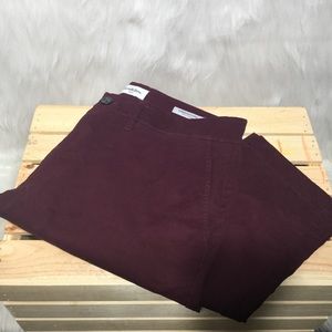 [Goodfellow] NWOT 33x30 Burgundy Chino Pants